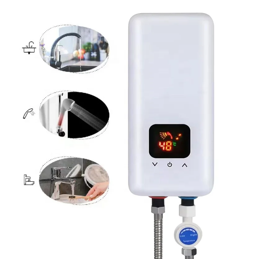 Smart 220V Mini Electric Geyser Water Heater for Kitchen Bathroom Instant Power Saving Hot Water Heating Fast Household Hotel
Smart 220V Mini Electric Geyser Water Heater for Kitchen Bathroom Instant Power Saving Hot Water Heating Fast Household Hotel