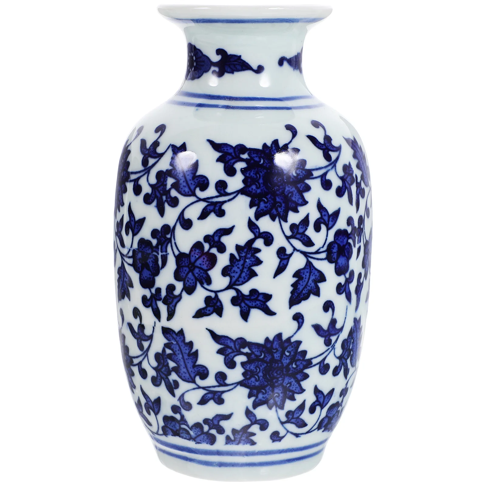 Blue and White Ceramic Flower Vase Desktop Vase Decorative Home Living Room Table Centerpiece Dried Flower
Blue and White Ceramic Flower Vase Desktop Vase Decorative Home Living Room Table Centerpiece Dried Flower