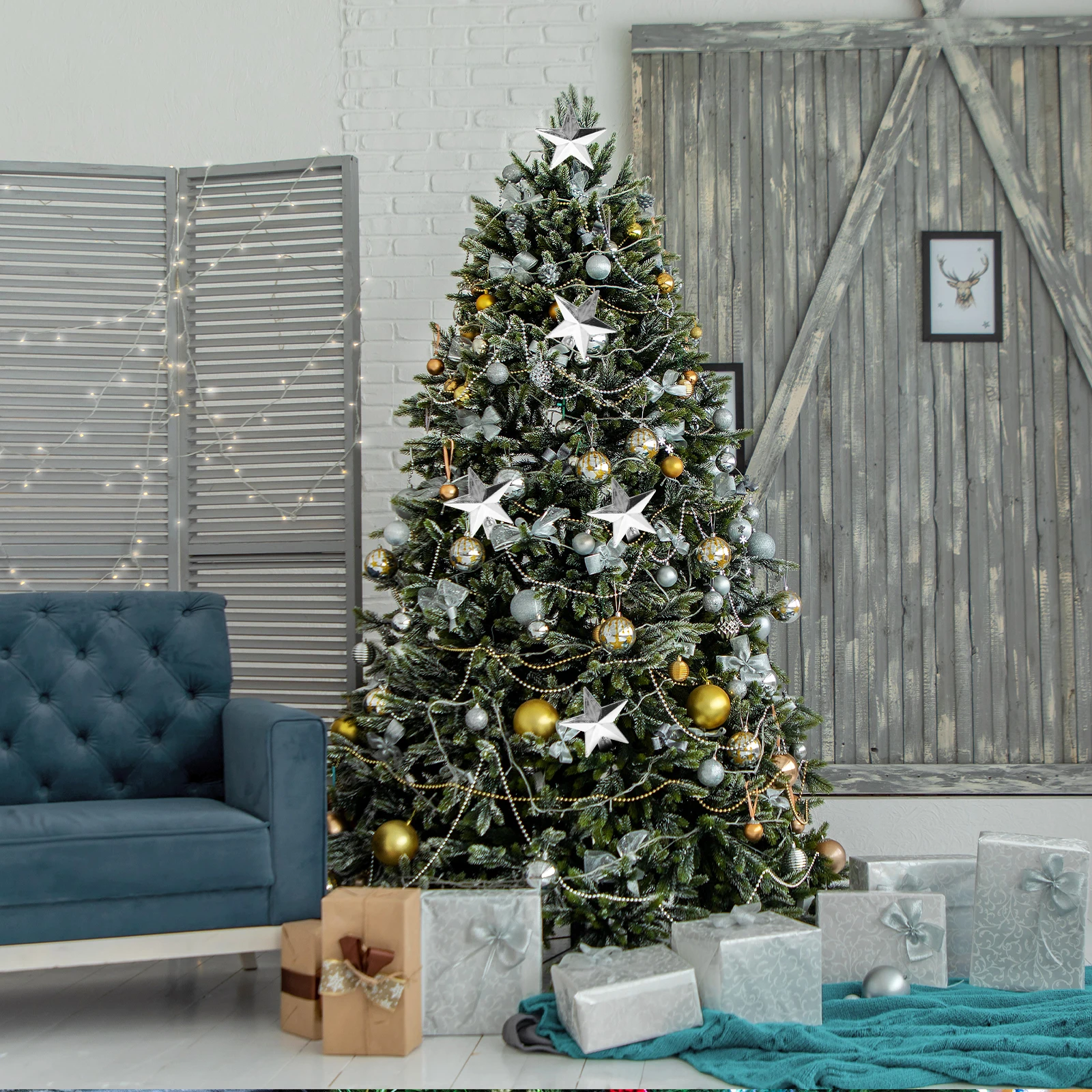 20Pcs Christmas Star Tree Topper Adorable Chic Xmas Party Favors Vintage Home Decor Christmas Star Decoration Vintage Home Decor
20Pcs Christmas Star Tree Topper Adorable Chic Xmas Party Favors Vintage Home Decor Christmas Star Decoration Vintage Home Decor