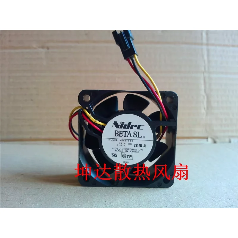 Nidec M34313-68 DC 24 В 0,16 А 60x60x25 мм 3-проводной охлаждающий вентилятор для сервера
Nidec M34313-68 DC 24 В 0,16 А 60x60x25 мм 3-проводной охлаждающий вентилятор для сервера
