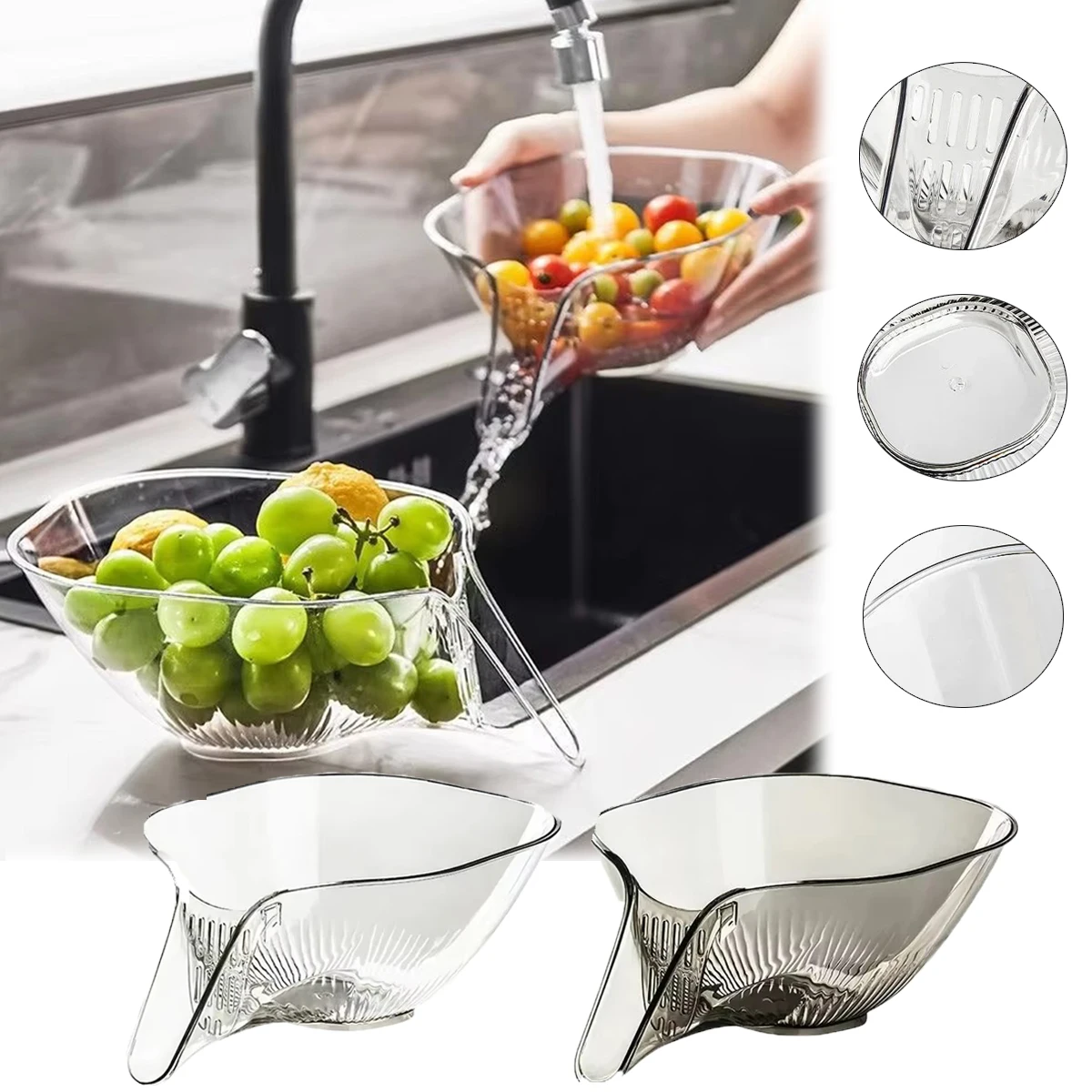 New Multifunctional Drain Basket Drain Bowl Household Sink Vegetable Basin Kitchen Rice Washing Machine Colander Fruit Plate
New Multifunctional Drain Basket Drain Bowl Household Sink Vegetable Basin Kitchen Rice Washing Machine Colander Fruit Plate