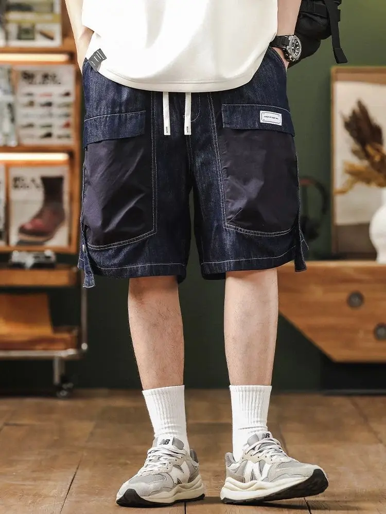 Fashionable Denim Cargo Shorts Mid Length Multi Pocket Workwear Style for Men Summer 2026
Fashionable Denim Cargo Shorts Mid Length Multi Pocket Workwear Style for Men Summer 2026