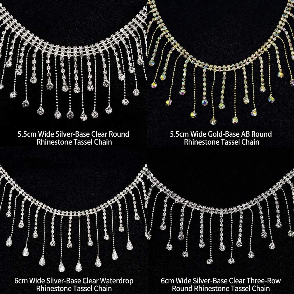 Rhinestone Tassel Chain Customizable Diy Tassel Chain Tassel Fringe Trim Rhinestone Decorative Chain For Stage Costume
Rhinestone Tassel Chain Customizable Diy Tassel Chain Tassel Fringe Trim Rhinestone Decorative Chain For Stage Costume