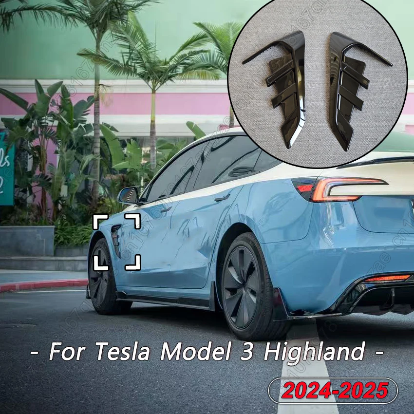 Для Tesla Model 3 Highland 2024-2025 внешнее боковое крыло, воздушный поток, крыло, решетка, впускное отверстие, глянцевый черный защитный тюнинг
Для Tesla Model 3 Highland 2024-2025 внешнее боковое крыло, воздушный поток, крыло, решетка, впускное отверстие, глянцевый черный защитный тюнинг