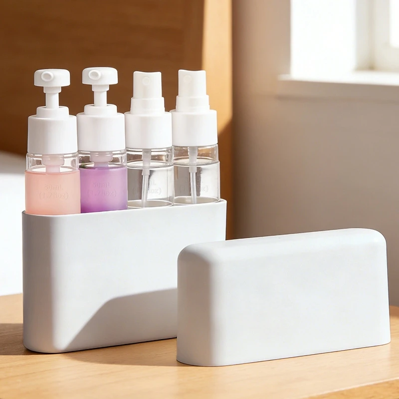 4Pcs/Set Travel Botttle Set 50ml Refillable Bottle Soft Silicone Lotion Shampoo Container Squeeze Tube Empty Bottle Wholesale
4Pcs/Set Travel Botttle Set 50ml Refillable Bottle Soft Silicone Lotion Shampoo Container Squeeze Tube Empty Bottle Wholesale