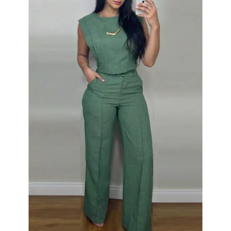 Women's Short Straight Tube Top Set Fashionable Summer Outfit Crop Top Straight Set J 97709 No Brand Registered Trademark
Women's Short Straight Tube Top Set Fashionable Summer Outfit Crop Top Straight Set J 97709 No Brand Registered Trademark