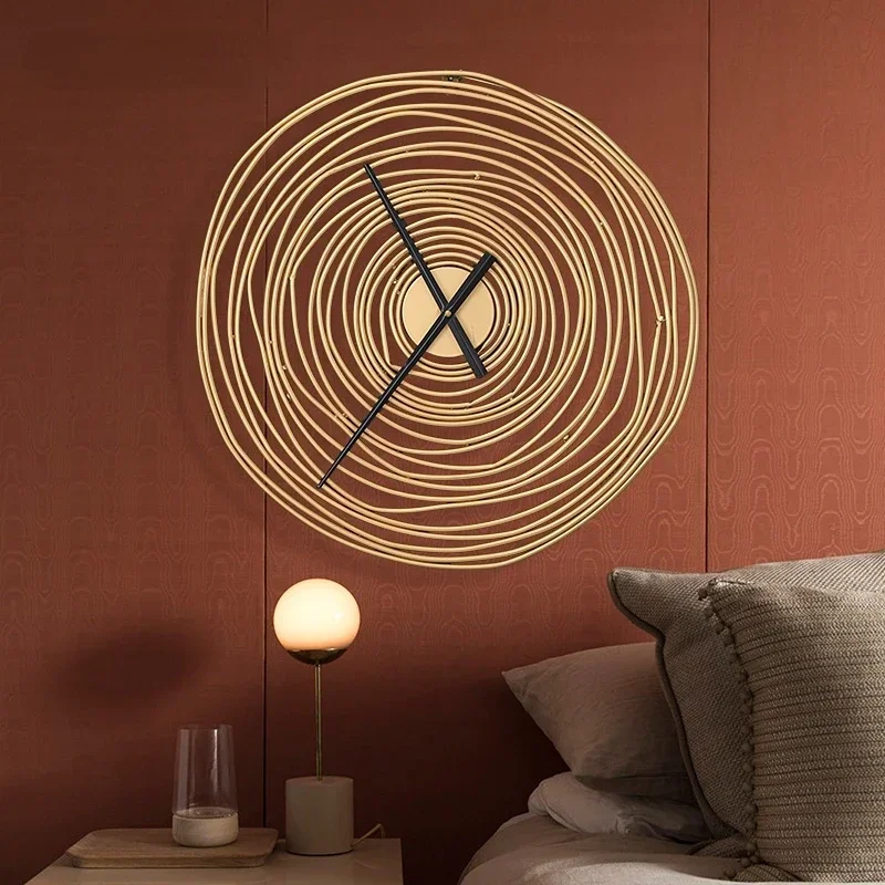 Modern Minimalist Annual Ring Hanging Clock Living Room Decoration Home Decoration Wall Hanging Clock Home Bedroom Hanging Watch
Modern Minimalist Annual Ring Hanging Clock Living Room Decoration Home Decoration Wall Hanging Clock Home Bedroom Hanging Watch