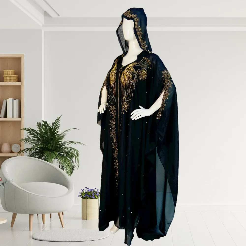 Luxury African Dresses for Women 2025 New African Clothing Dashiki Diamond Abaya Dubai Robe Evening Long Muslim Dress
Luxury African Dresses for Women 2025 New African Clothing Dashiki Diamond Abaya Dubai Robe Evening Long Muslim Dress