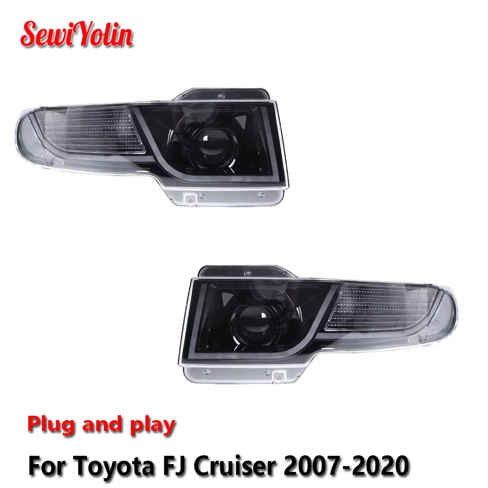 Car LED Headlight Light Assemblies For Toyota FJ Cruiser 2007-2020 Auto Fog DRL Brake Turn Signal Lamp Plug and Play
Car LED Headlight Light Assemblies For Toyota FJ Cruiser 2007-2020 Auto Fog DRL Brake Turn Signal Lamp Plug and Play