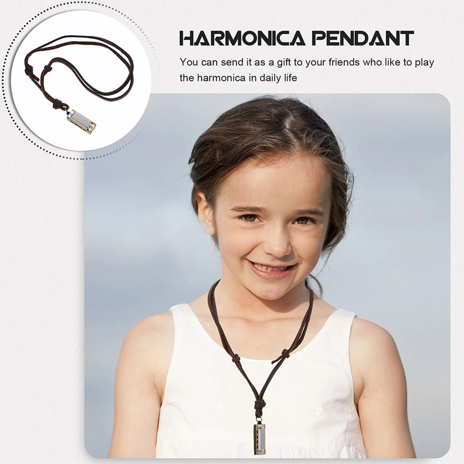2 Pcs Harmonica Holder Neck Pendant Instrument Jewelry Childrens Necklace Party Favors
2 Pcs Harmonica Holder Neck Pendant Instrument Jewelry Childrens Necklace Party Favors
