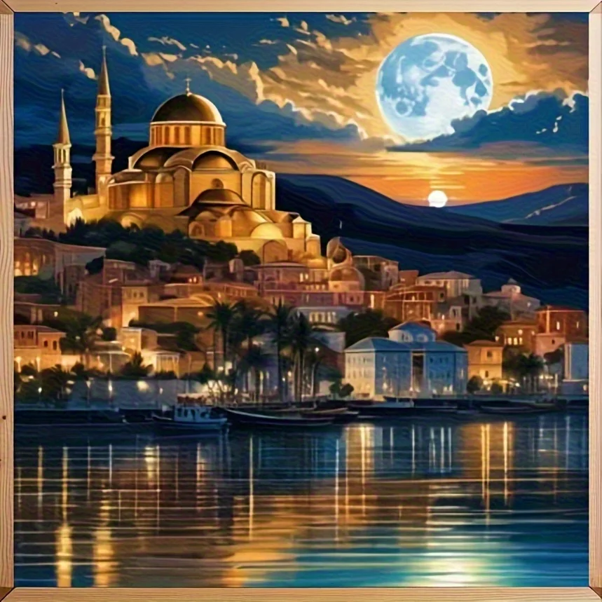 500/1024PCS Jigsaw Puzzle Mosque Under The Moonlight Puzzle DIY Modern Home Decor Suitable for Beginners Family Interactive Gift
500/1024PCS Jigsaw Puzzle Mosque Under The Moonlight Puzzle DIY Modern Home Decor Suitable for Beginners Family Interactive Gift