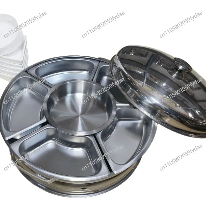 Rotating Furnace Heating Food Insulation Stainless Steel Plate Ceramic Plate Tableware Disc Dining Table
Rotating Furnace Heating Food Insulation Stainless Steel Plate Ceramic Plate Tableware Disc Dining Table