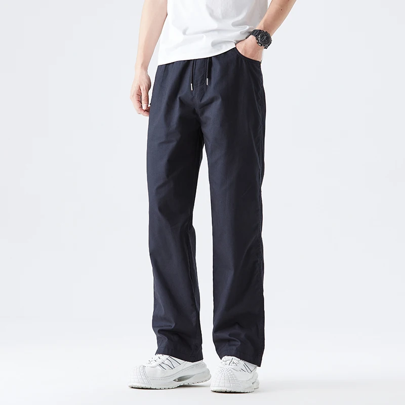 Summer Men Thin Casual Pants Fashion Versatile Street Style Loose Straight Long Trousers Male Lightweight Breathable Daily Wear
Summer Men Thin Casual Pants Fashion Versatile Street Style Loose Straight Long Trousers Male Lightweight Breathable Daily Wear