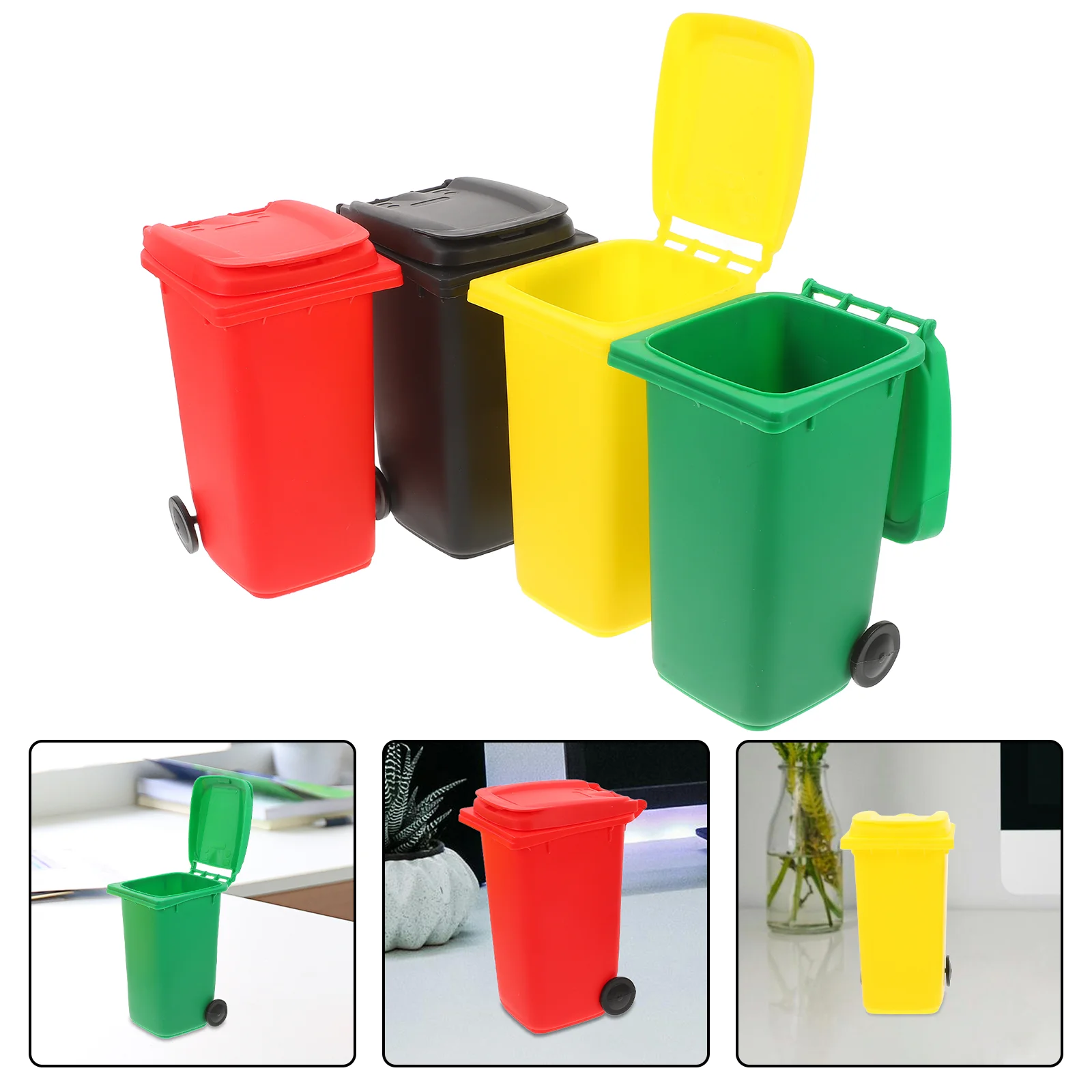4 Pcs Mini Trash Can Pen Holder for Diary Office Supplies Pencil Cups Desk Garbage Stationery Storage Table
4 Pcs Mini Trash Can Pen Holder for Diary Office Supplies Pencil Cups Desk Garbage Stationery Storage Table