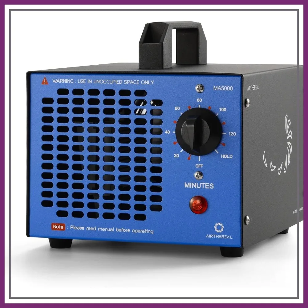 High Capacity Ozone Generator for Odor Removal, 2000 sq.ft. Coverage, Room Deodorizer for Smoke, Pets, Cars, Home, Blue
High Capacity Ozone Generator for Odor Removal, 2000 sq.ft. Coverage, Room Deodorizer for Smoke, Pets, Cars, Home, Blue