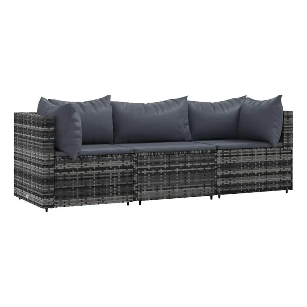 Modular PE Rattan Sectional Sofa, Powder-Coated Frame, Outdoor Garden Terrace Seating for 5, Gray, Customized
Modular PE Rattan Sectional Sofa, Powder-Coated Frame, Outdoor Garden Terrace Seating for 5, Gray, Customized