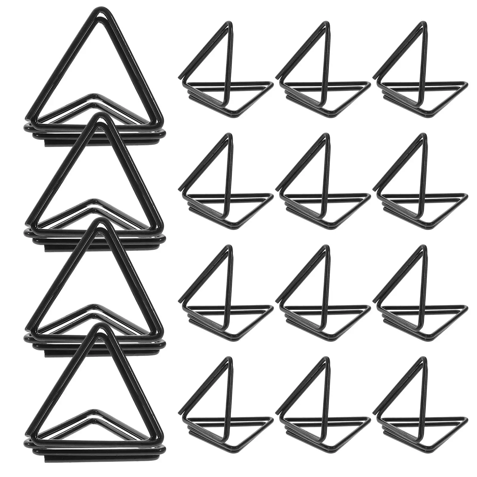 30 Pcs Triangular Memo Clips Shaped Paper Clips Aluminum Alloy Mini Desk Office Supplies Note Holder Photo Display Stand Storage
30 Pcs Triangular Memo Clips Shaped Paper Clips Aluminum Alloy Mini Desk Office Supplies Note Holder Photo Display Stand Storage