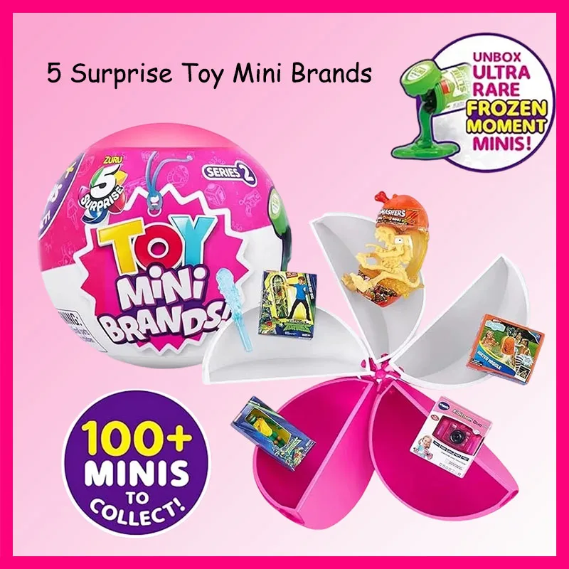 ZURU 5 Surprise Mini Brands Series 2 Twisted Egg Toy Mystery Blind Box Mini Miniature Collection And Accessories
ZURU 5 Surprise Mini Brands Series 2 Twisted Egg Toy Mystery Blind Box Mini Miniature Collection And Accessories