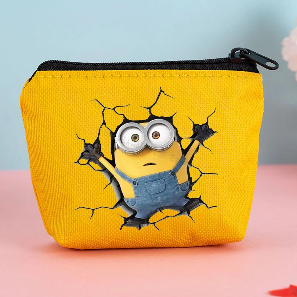 Kawaii Cartoon Figure Minionses Coin Purse for Kids Mini Wallets Canvas Card Key Holders Despicabled Me Small Item Storage Pouch
Kawaii Cartoon Figure Minionses Coin Purse for Kids Mini Wallets Canvas Card Key Holders Despicabled Me Small Item Storage Pouch