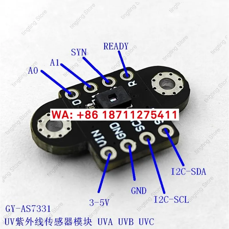 GY-AS7262 AS7263 AS7341 AS7343 Visible Infrared Color Color Spectrometer Sensor
GY-AS7262 AS7263 AS7341 AS7343 Visible Infrared Color Color Spectrometer Sensor