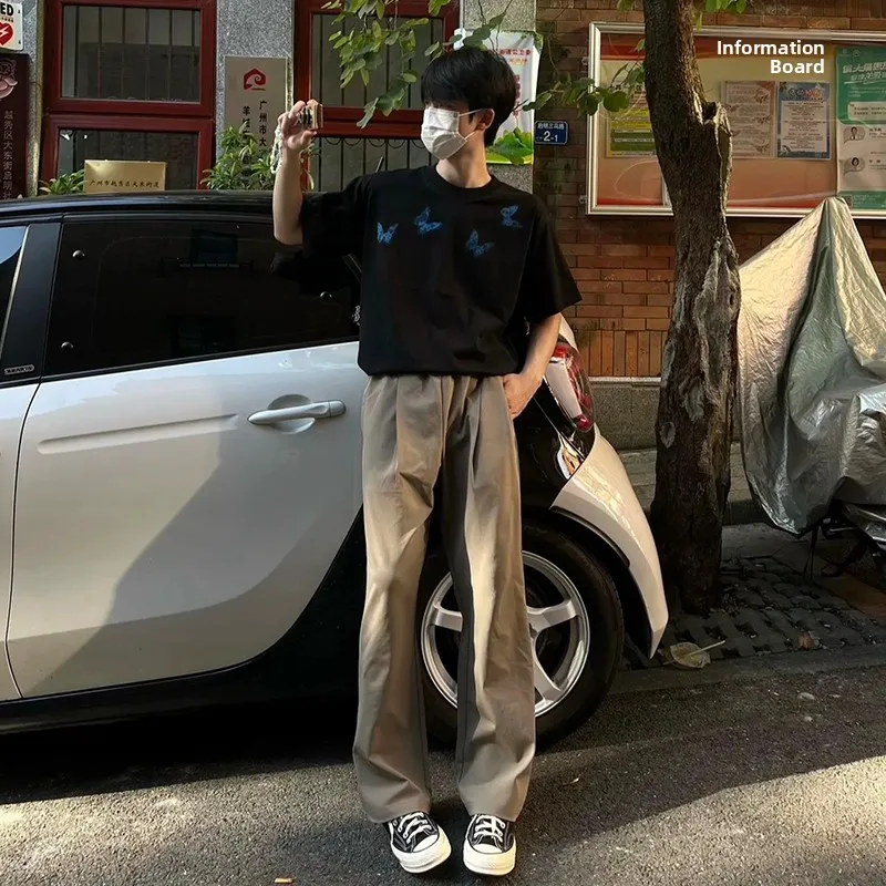 Neapolitan Men's Casual Straight Leg Suit Pants Summer CleanFit Draped Micro Flared High Waist Trousers Cool Sle Polyester ...
Neapolitan Men's Casual Straight Leg Suit Pants Summer CleanFit Draped Micro Flared High Waist Trousers Cool Sle Polyester ...