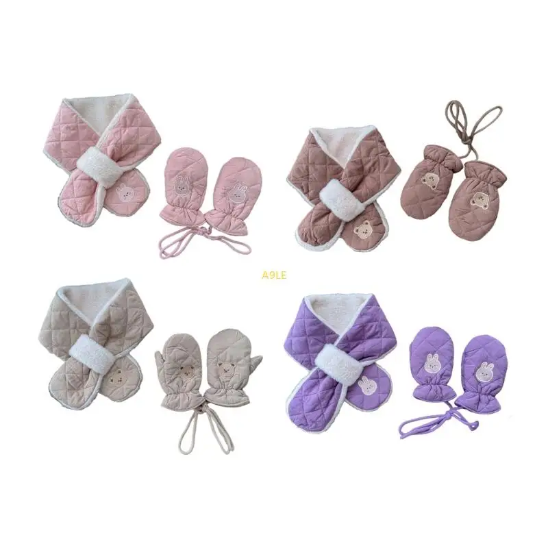 2Pieces Toddler Scarf Mittens Set Easy Wear Cotton Blend 0 2 Years Safe
2Pieces Toddler Scarf Mittens Set Easy Wear Cotton Blend 0 2 Years Safe
