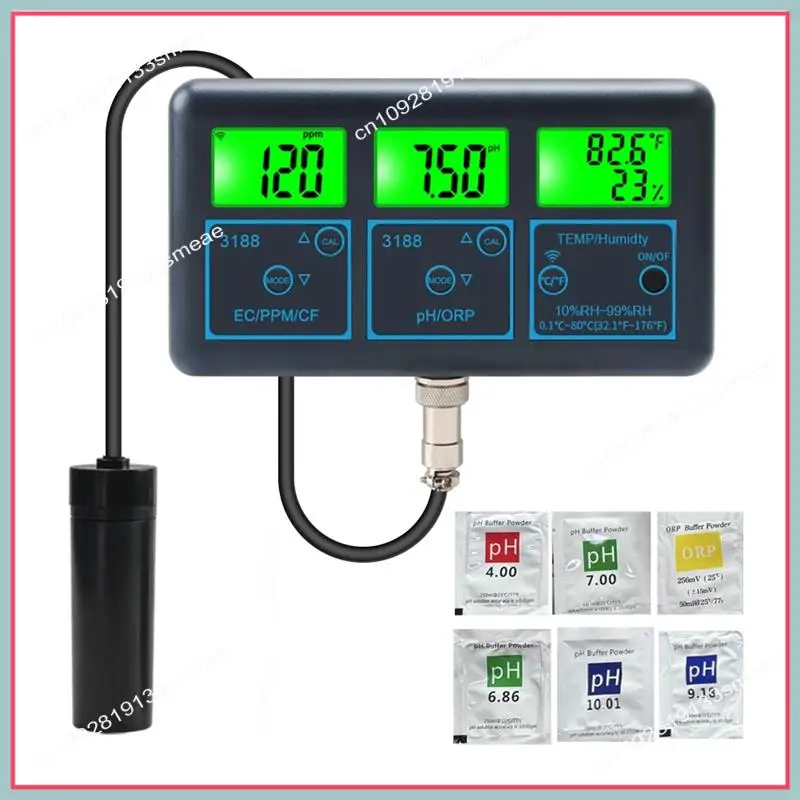 N94R Wi-Fi Tuya Смарт-монитор Аквариум Аквариум SPA Бассейн Онлайн Измеритель качества воды PH ORP EC PPM Тестер влажности Вилка стандарта США
N94R Wi-Fi Tuya Смарт-монитор Аквариум Аквариум SPA Бассейн Онлайн Измеритель качества воды PH ORP EC PPM Тестер влажности Вилка стандарта США