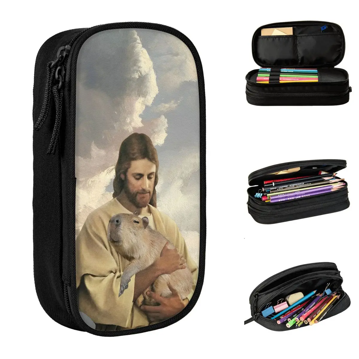 Cute Cute Capibara Capybara Pencil Case Pencilcases Pen Kids Big Capacity Bag Students School Zipper Stationery
Cute Cute Capibara Capybara Pencil Case Pencilcases Pen Kids Big Capacity Bag Students School Zipper Stationery