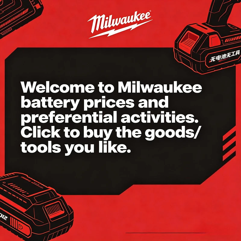 Milwaukee 100% Original M18 6.0Ah Charge Battery,18V RED Lithium-Ion Replacement Battery for 48-11-1860 2604-22 M18 Power Tools
Milwaukee 100% Original M18 6.0Ah Charge Battery,18V RED Lithium-Ion Replacement Battery for 48-11-1860 2604-22 M18 Power Tools