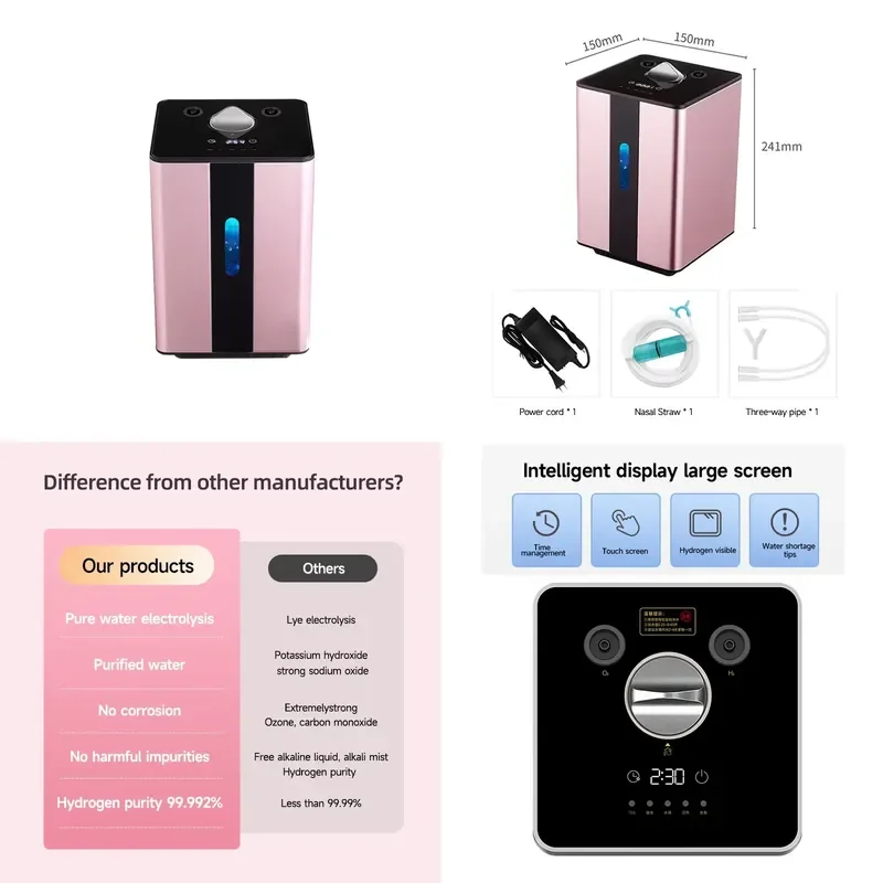 Electric Countertop Water Generator for Home Use with 99.992% Purity Separation
Electric Countertop Water Generator for Home Use with 99.992% Purity Separation