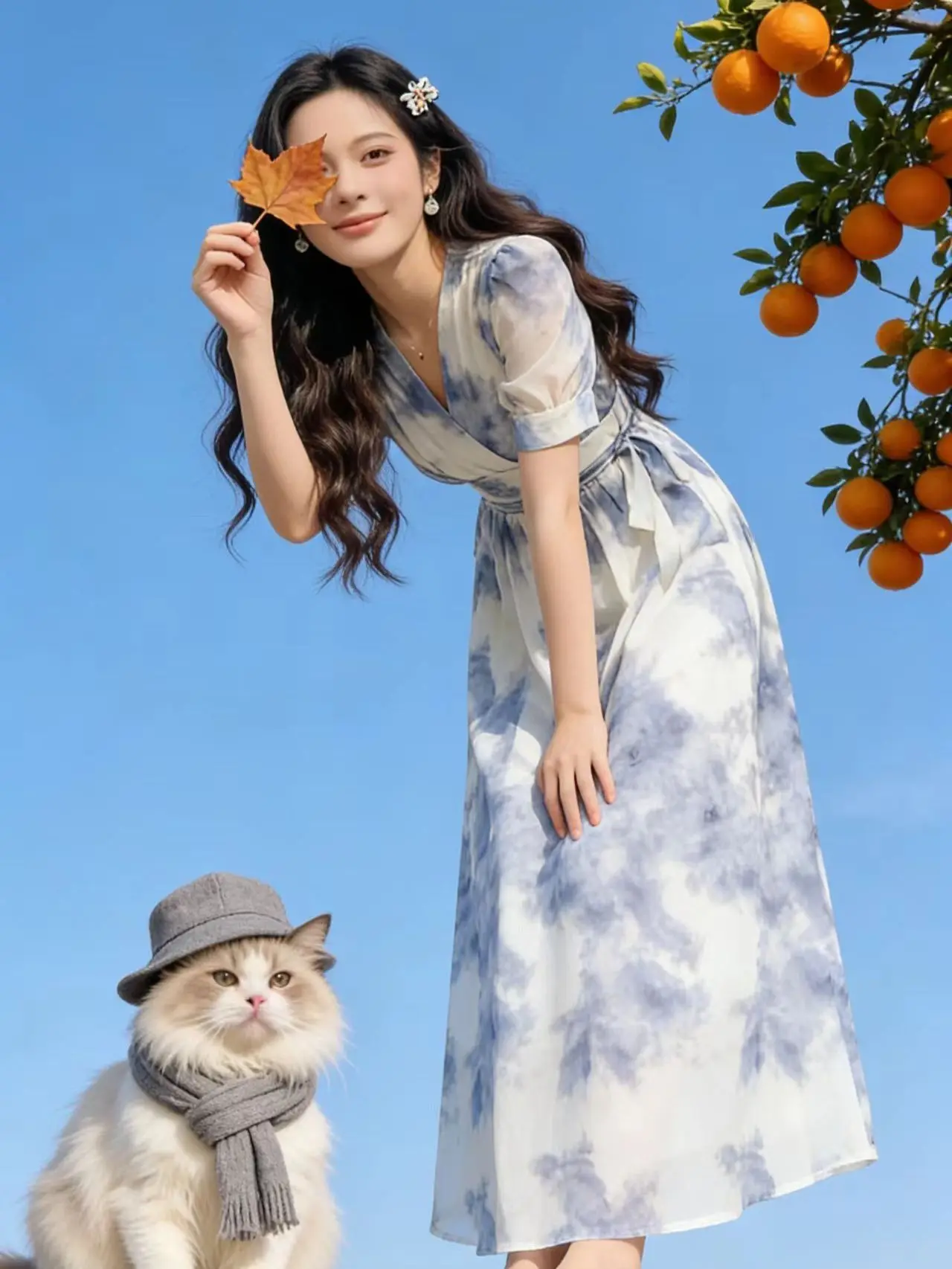 Sweet Gentle Date Tea Break Skirt Women's Summer 2026 Waist Cinching Meat Concealing Slimming Elegant Dress A-Line Skirt
Sweet Gentle Date Tea Break Skirt Women's Summer 2026 Waist Cinching Meat Concealing Slimming Elegant Dress A-Line Skirt