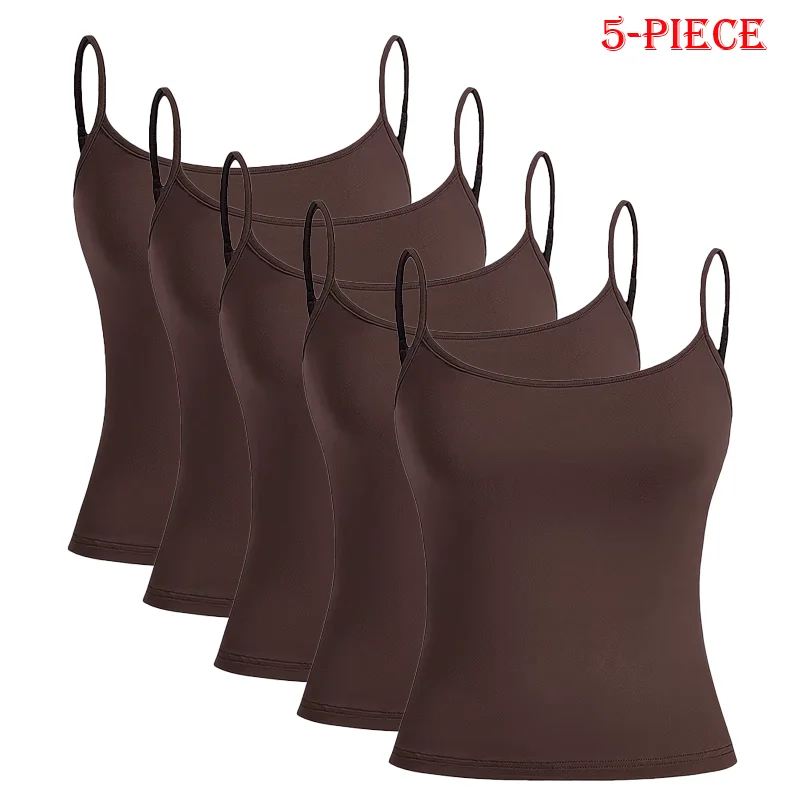 New Fashion Women's Camisole Top Summer Outdoor Wear Versatile Slim Fit Sleeveless Camisole Top With Adjustable Shoulder Straps
New Fashion Women's Camisole Top Summer Outdoor Wear Versatile Slim Fit Sleeveless Camisole Top With Adjustable Shoulder Straps