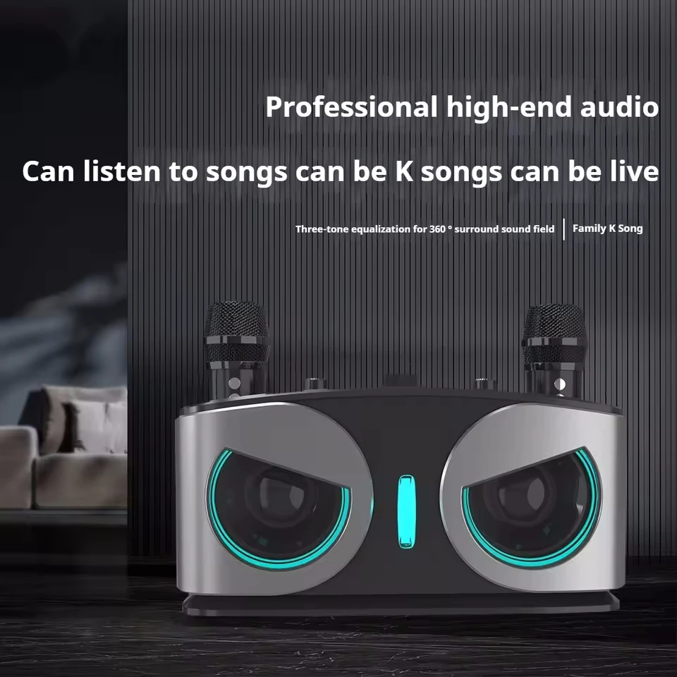 Портативная беспроводная Bluetooth-колонка для караоке с микрофоном, сабвуфер, мощная звуковая коробка, музыка, Caixa De Som Bocina Audio
Портативная беспроводная Bluetooth-колонка для караоке с микрофоном, сабвуфер, мощная звуковая коробка, музыка, Caixa De Som Bocina Audio