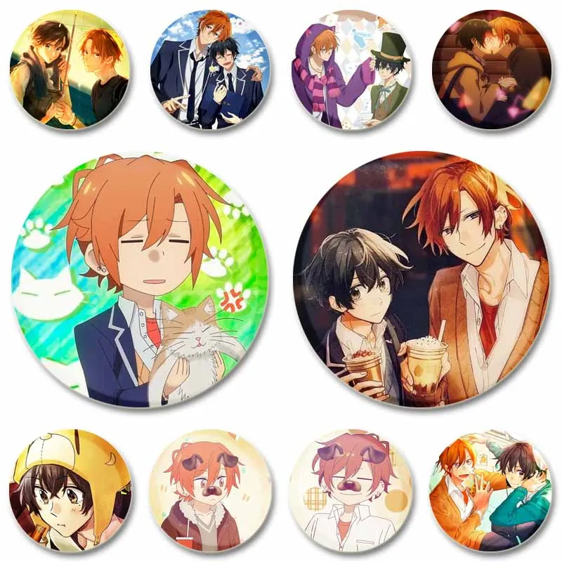 Personality Anime SASAKI and MIYANO Brooch on Backpack Cartoon Boys Enamel Pin Bag Clothing Jewelry Metal Badge Accessories Gift
Personality Anime SASAKI and MIYANO Brooch on Backpack Cartoon Boys Enamel Pin Bag Clothing Jewelry Metal Badge Accessories Gift