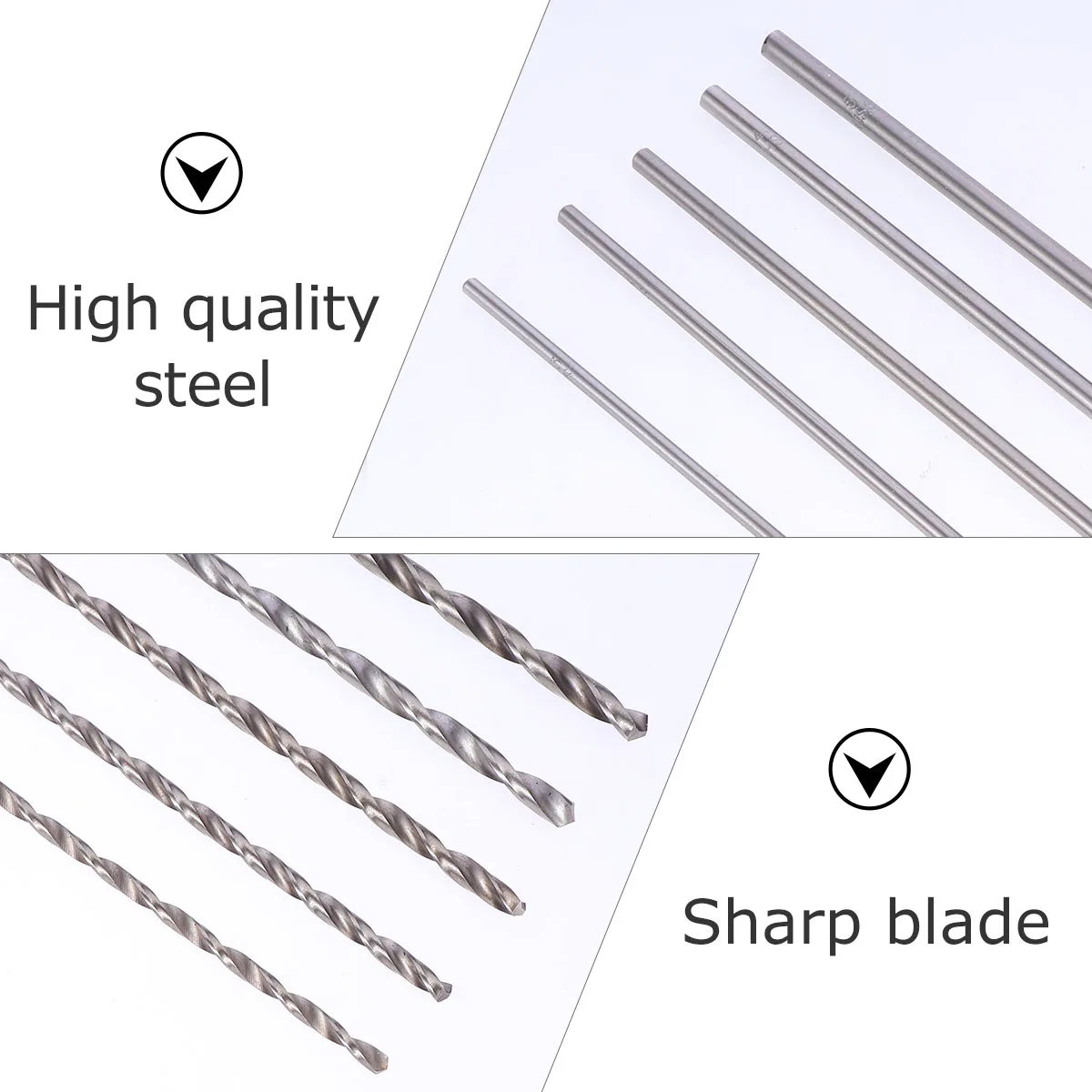 5 Pcs High Speed Steel Twist Drill Bit Set 3mm 3.5mm 4mm 4.5mm 5mm Extra Long Drilling Kit Hole Auger Bits Power Tool
5 Pcs High Speed Steel Twist Drill Bit Set 3mm 3.5mm 4mm 4.5mm 5mm Extra Long Drilling Kit Hole Auger Bits Power Tool