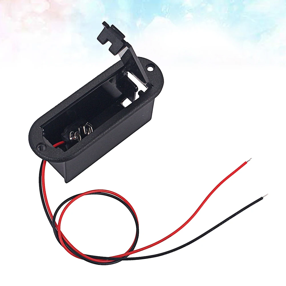 9V for Guitar Holder Case Guitar Bass Pickup Built-in Cable Durable Plastic Holder Accessories
9V for Guitar Holder Case Guitar Bass Pickup Built-in Cable Durable Plastic Holder Accessories