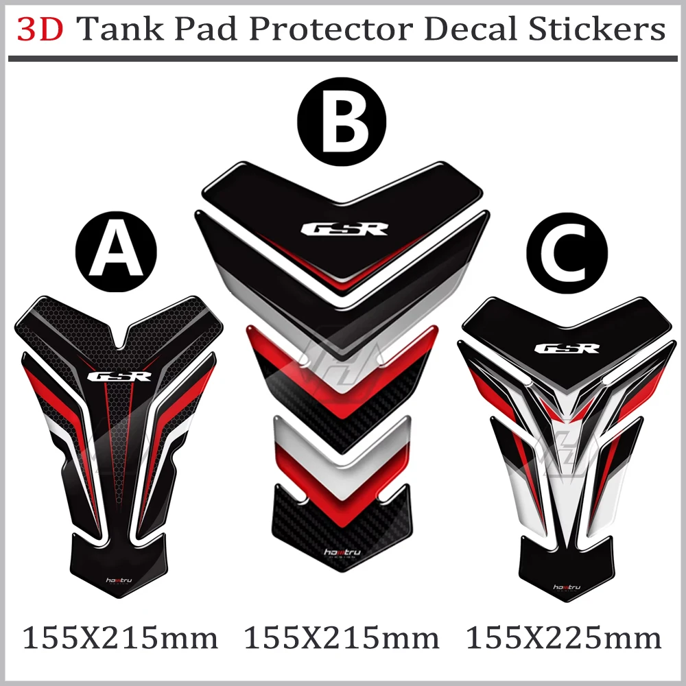 For Suzuki GSR GSR250 GSR400 GSR600 GSR750 3D Motorcycle Tank Pad Protector Stickers motorcycle decoration
For Suzuki GSR GSR250 GSR400 GSR600 GSR750 3D Motorcycle Tank Pad Protector Stickers motorcycle decoration