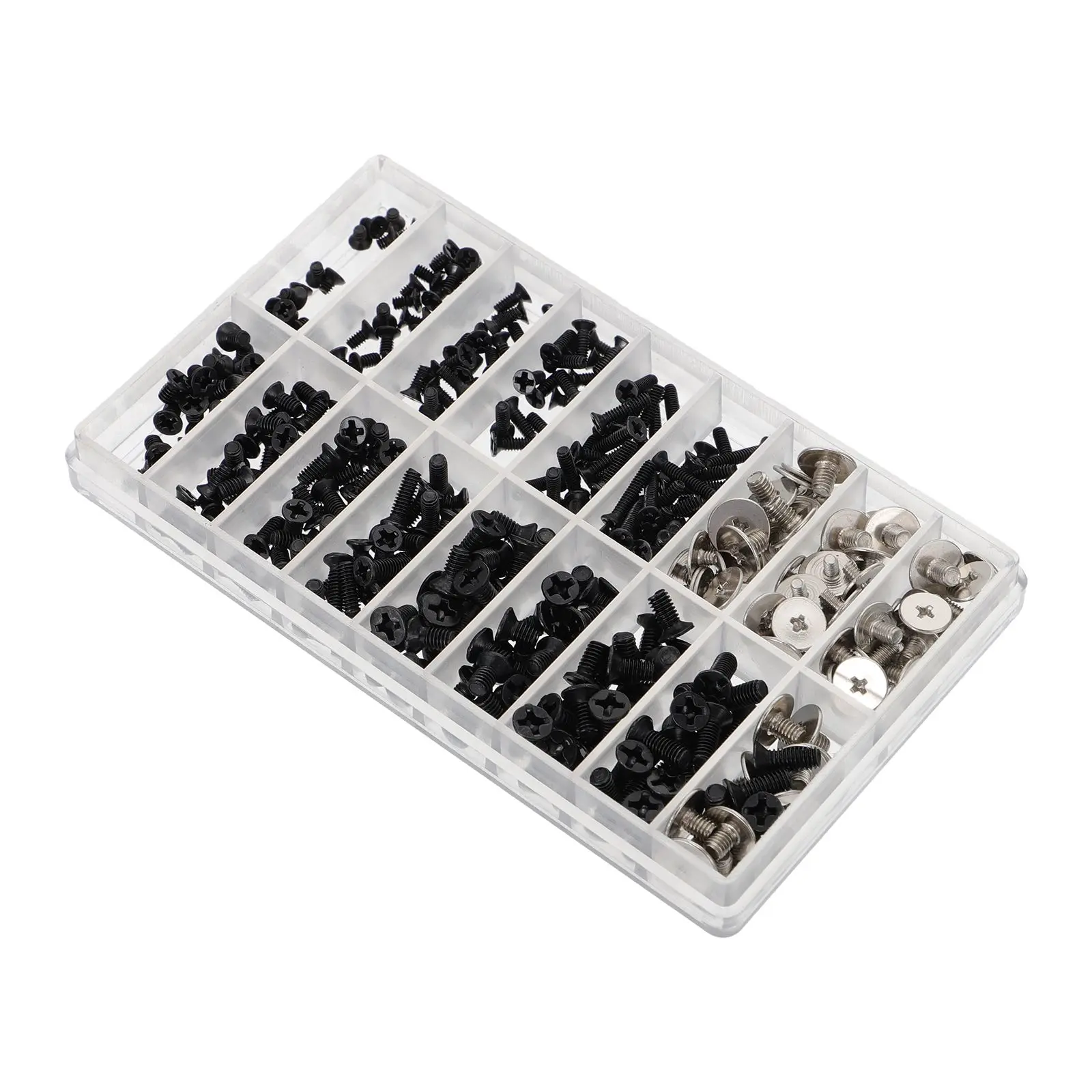 360 pcs Stainless Steel Computer Screws for Electronics Repair Countersunk Head Rust Proof Sturdy Small Hardware
360 pcs Stainless Steel Computer Screws for Electronics Repair Countersunk Head Rust Proof Sturdy Small Hardware