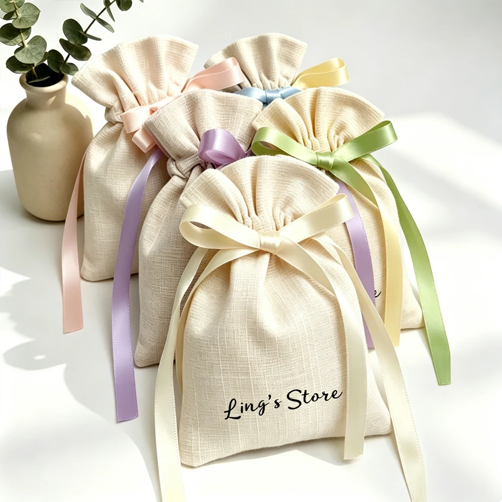 100Pcs Bulk Personalized Natural Bamboo Cotton Jewelry Drawing Bag Cosmetic Jade Wedding Candy Newborn Soap Gift Packaging Pouch
100Pcs Bulk Personalized Natural Bamboo Cotton Jewelry Drawing Bag Cosmetic Jade Wedding Candy Newborn Soap Gift Packaging Pouch