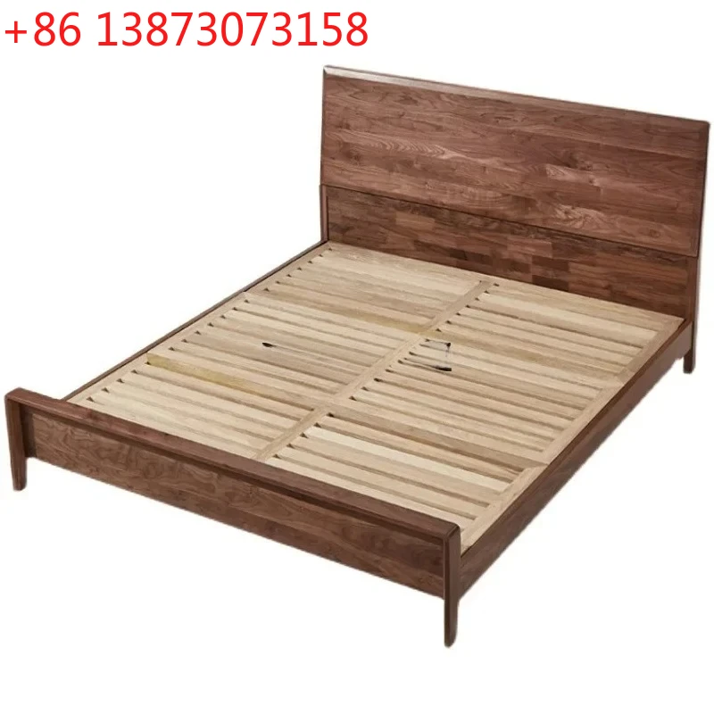 Элитная двуспальная кровать из массива дерева в новом китайском стиле для спальни-виллы
Элитная двуспальная кровать из массива дерева в новом китайском стиле для спальни-виллы