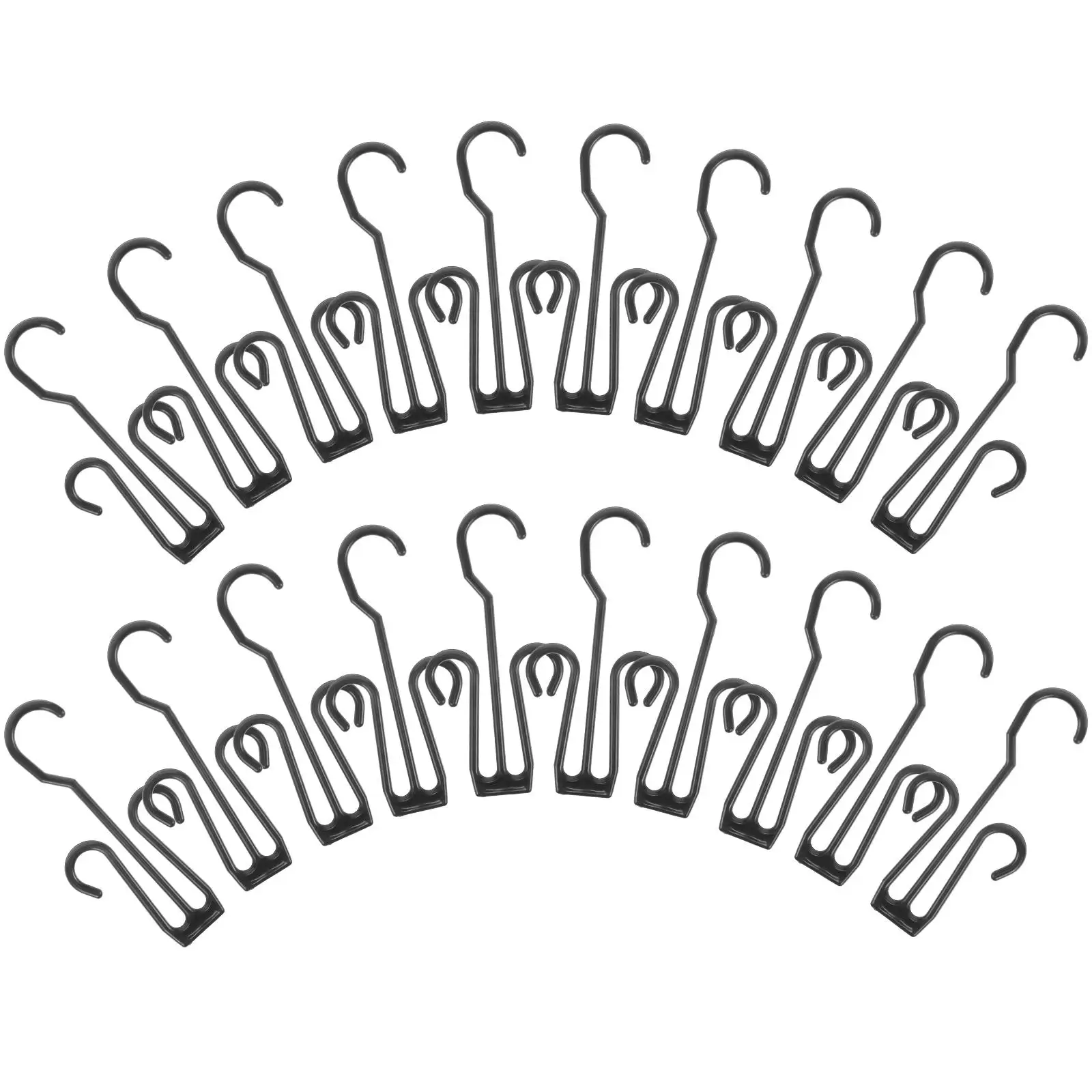 20 Pcs Shoe Hooks Organizer Wall Mountable Plastic Hanger Drying Rack Shoes Display Racks Holders Home Travel
20 Pcs Shoe Hooks Organizer Wall Mountable Plastic Hanger Drying Rack Shoes Display Racks Holders Home Travel