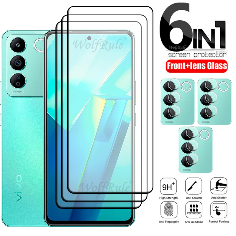 6-в-1 Для Vivo T2 стекло для Vivo T2 Закаленное стекло пленка для телефона полное покрытие клей HD 9H защита для экрана для Vivo T 2 T2 стекло для объектива
6-в-1 Для Vivo T2 стекло для Vivo T2 Закаленное стекло пленка для телефона полное покрытие клей HD 9H защита для экрана для Vivo T 2 T2 стекло для объектива