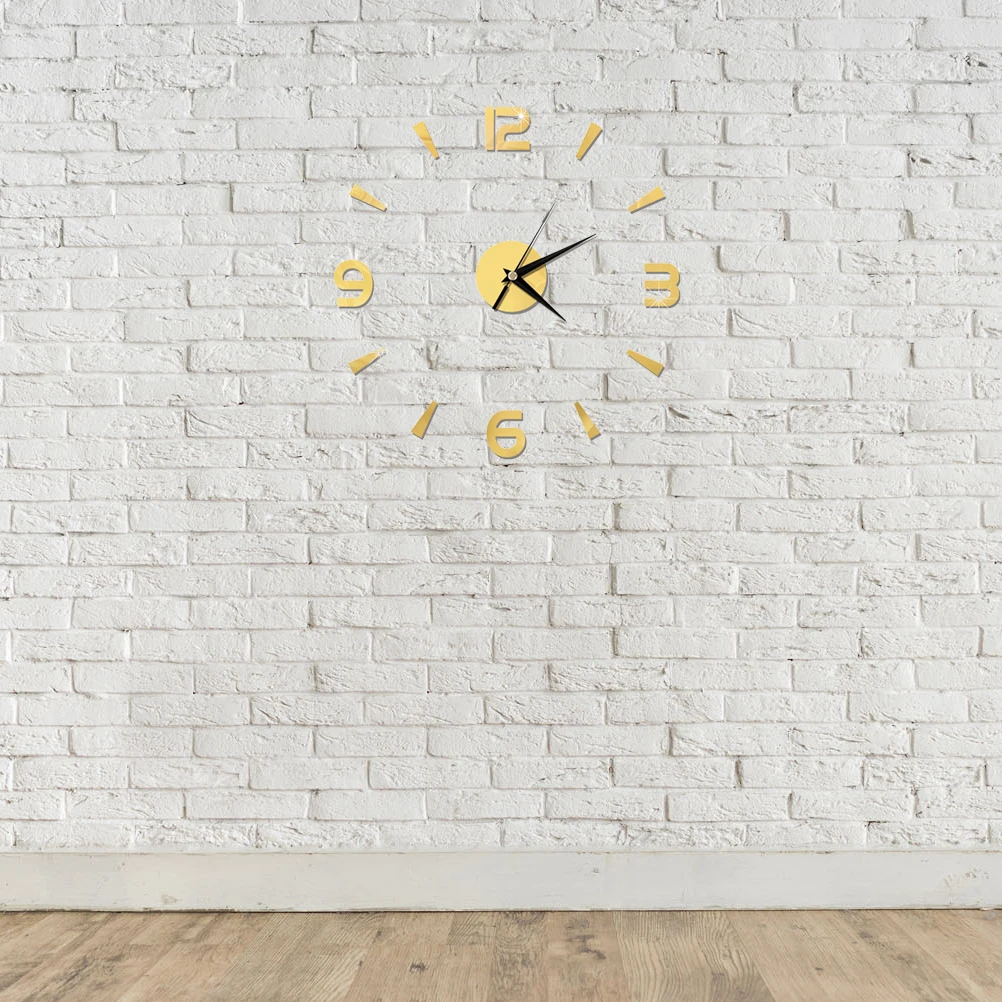 3D Diy Wall Clock Modern Acrylic Gold Arabic Numeral Clock For Home Bedroom Living Room Decoration Scratch Resistant
3D Diy Wall Clock Modern Acrylic Gold Arabic Numeral Clock For Home Bedroom Living Room Decoration Scratch Resistant