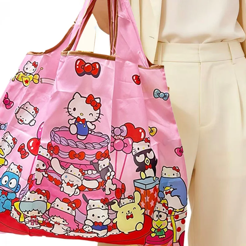 2026 New Cute Hello Kitty Fold Shopping Bag Cartoon Large Capacity Oxford Cloth Foldable Lightweight Supermarket Handbag Gift
2026 New Cute Hello Kitty Fold Shopping Bag Cartoon Large Capacity Oxford Cloth Foldable Lightweight Supermarket Handbag Gift