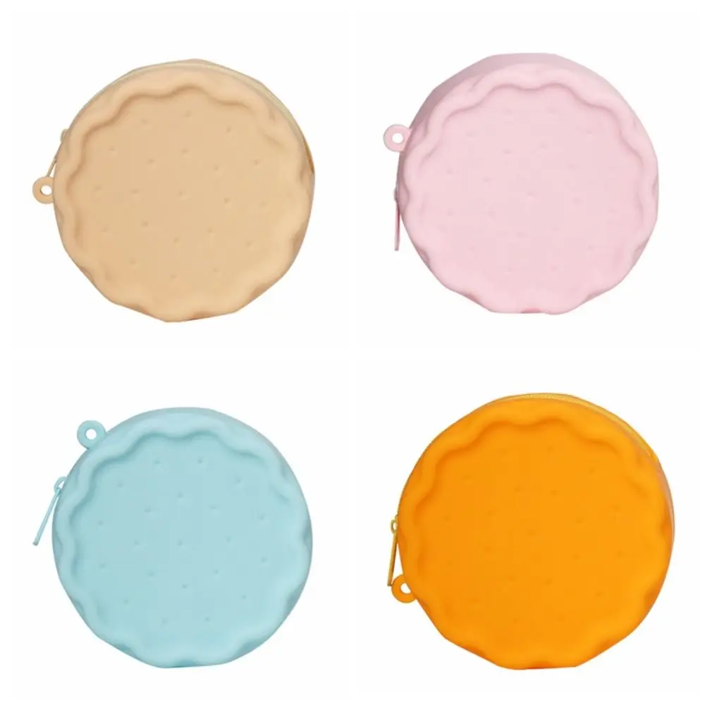 Cute Silicone Biscuit Wallet Waterproof Smooth Zipper Cosmetic Bag Biscuit Shape Macaron Color Earphone Bag Women
Cute Silicone Biscuit Wallet Waterproof Smooth Zipper Cosmetic Bag Biscuit Shape Macaron Color Earphone Bag Women