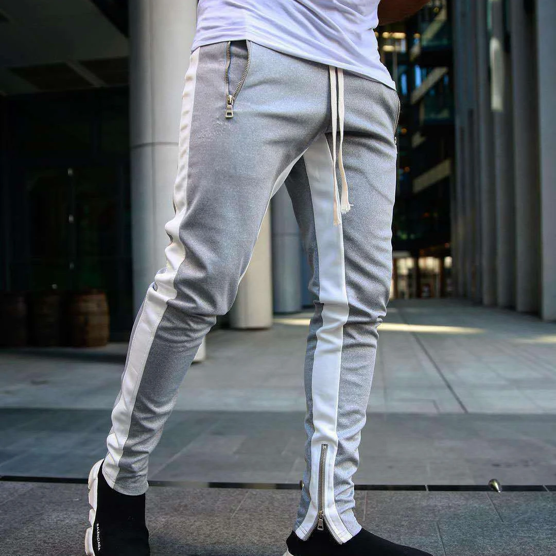 2025 Men Sweatshirts Jogging Pants Men Casual Pants Men Stylish Color Block Zip Pockets Drawstring Sports Skinny Trousers Pants
2025 Men Sweatshirts Jogging Pants Men Casual Pants Men Stylish Color Block Zip Pockets Drawstring Sports Skinny Trousers Pants