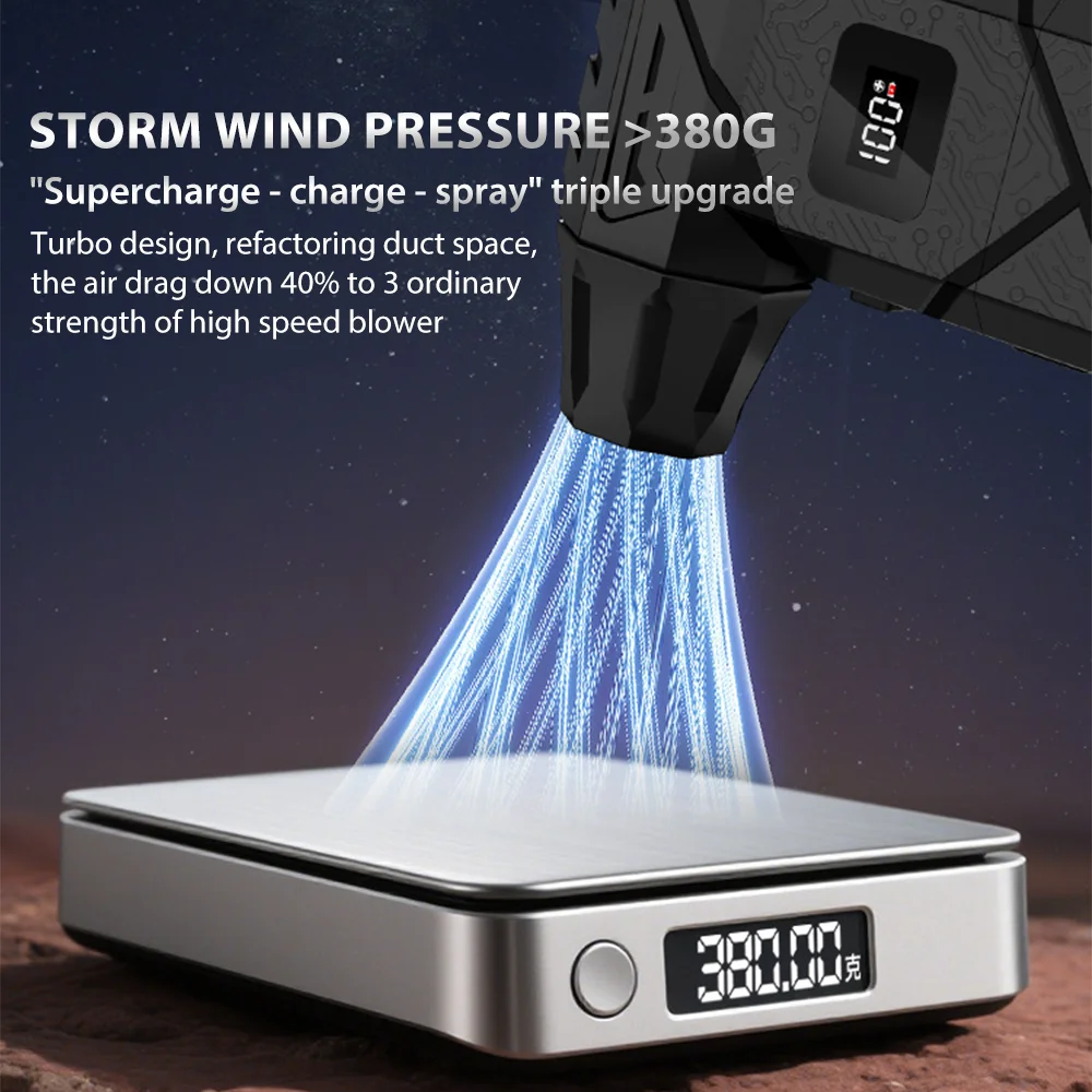 Мощный турбонагнетатель воздуха 99WRPM, высокоскоростной бесщеточный, 100-ступенчатая регулировка скорости, турбореактивный вентилятор, жестокий вентилятор со светодиодной подсветкой
Мощный турбонагнетатель воздуха 99WRPM, высокоскоростной бесщеточный, 100-ступенчатая регулировка скорости, турбореактивный вентилятор, жестокий вентилятор со светодиодной подсветкой