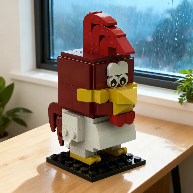 112pcs MOC Foghorn Leghorn Looney Tunes Brickheadz Model Building Blocks Architecture Toys Christmas Gifts Education Kids Idea
112pcs MOC Foghorn Leghorn Looney Tunes Brickheadz Model Building Blocks Architecture Toys Christmas Gifts Education Kids Idea
