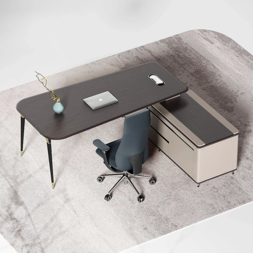Modern Luxury Office Workstation Desk Presidential Executive Corner L-Shape Wooden Computer Desk Furniture Modular Design
Modern Luxury Office Workstation Desk Presidential Executive Corner L-Shape Wooden Computer Desk Furniture Modular Design