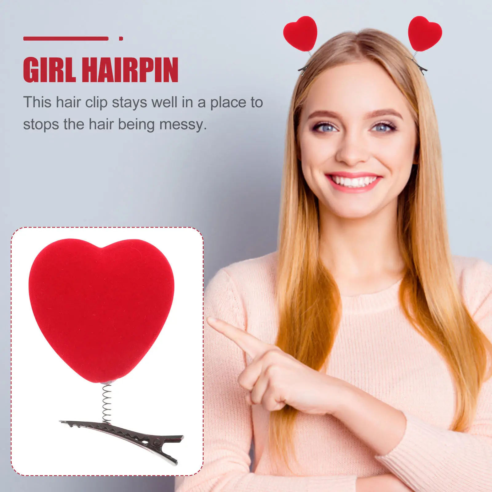 10Pcs Loving Heart Hair Clips Red Stylish Kids Girls Hairpins Party Birthday Hair Accessories Bobby Pin Barrettes
10Pcs Loving Heart Hair Clips Red Stylish Kids Girls Hairpins Party Birthday Hair Accessories Bobby Pin Barrettes